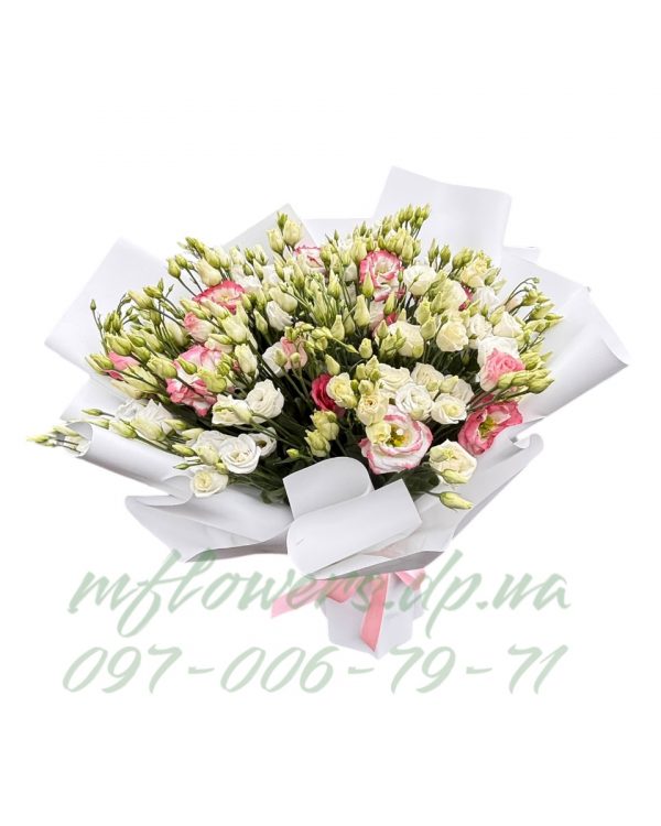 Букет з 21 еустоми - Зображення 3