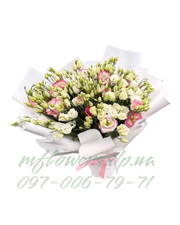 Букет з 21 еустоми - Зображення 5